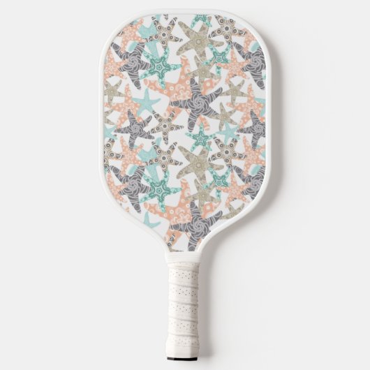 Naadloos patroonvormig pickleball paddle (Achterkant)