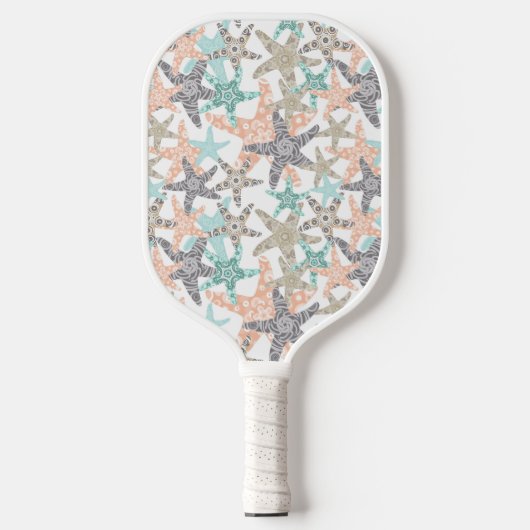 Naadloos patroonvormig pickleball paddle (Voorkant)