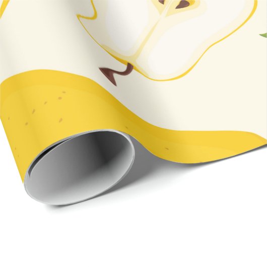 Naadloos perspatroon. Verschillende peren hele vru Cadeaupapier (Rol Hoek)