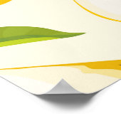 Naadloos perspatroon. Verschillende peren hele vru Poster (Hoek)