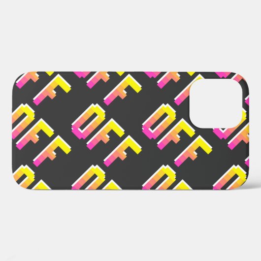 Naadloos  pixel van signaalpatroon. Overzicht Case-Mate iPhone Case (Achterkant (horizontaal))