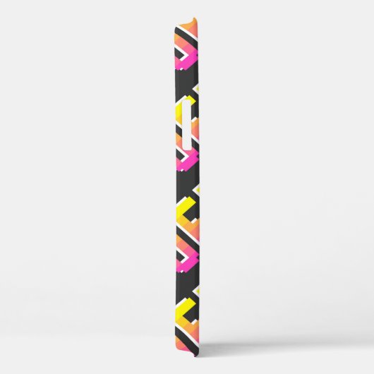 Naadloos  pixel van signaalpatroon. Overzicht Case-Mate iPhone Case (Achterkant / Rechts)