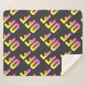 Naadloos  pixel van signaalpatroon. Overzicht Sherpa Deken (Voorkant (horizontaal))