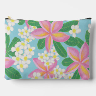 Naadloos plumeria patroon kunstprint etui