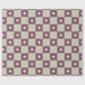 Naadloos retro esthetisch ontwerp" cadeaupapier (Vlak)