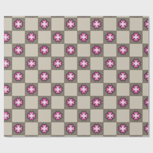 Naadloos retro esthetisch ontwerp" cadeaupapier