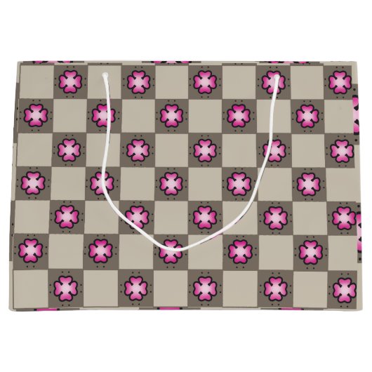 Naadloos retro esthetisch ontwerp groot cadeauzakje (Voorkant)