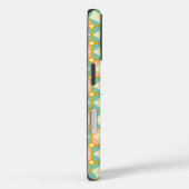 Naadloos retro patroon met afgeronde vierkanten Case-Mate iPhone case (Achterkant / Rechts)