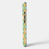 Naadloos retro patroon met afgeronde vierkanten Case-Mate iPhone case (Achterkant / Links)