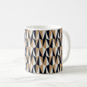 naadloos retropatroon koffiemok (Voorkant rechts)