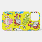 naadloos robotpatroon Case-Mate iPhone case (Achterkant (horizontaal))