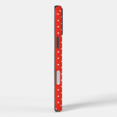 Naadloos rood achtergrond polka stippenpatroon Case-Mate iPhone case (Achterkant / Rechts)