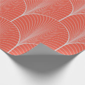 naadloos rood en grijs decobehangpapier p cadeaupapier (Hoek)