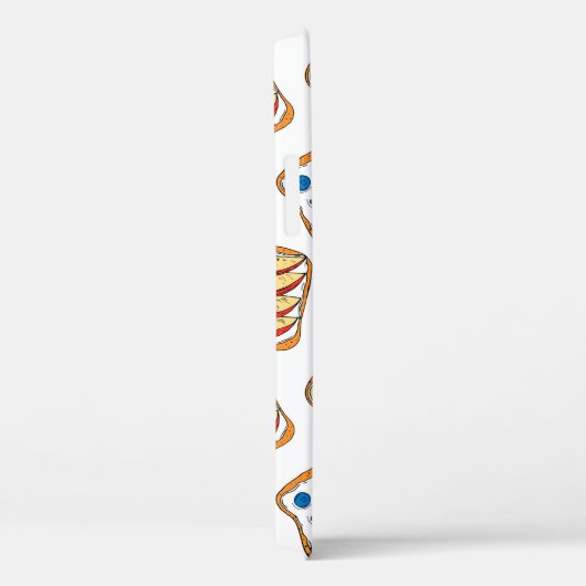 Naadloos roosterpatroon Case-Mate iPhone case (Achterkant / Rechts)