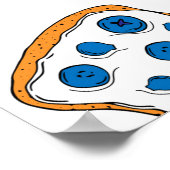 Naadloos roosterpatroon poster (Hoek)