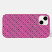 Naadloos roze patroon Case-Mate iPhone case (Achterkant (horizontaal))
