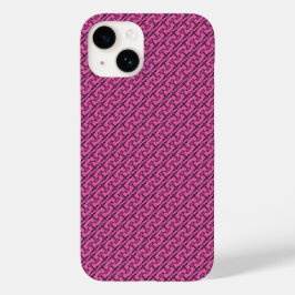 Naadloos roze patroon Case-Mate iPhone 14 hoesje
