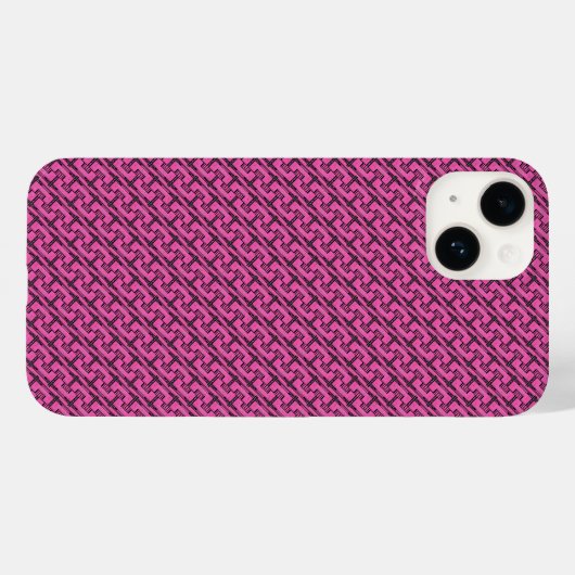 Naadloos roze patroon Case-Mate iPhone case (Achterkant (horizontaal))