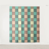 Naadloos ruitpatroon   wandkleed (Voorkant)
