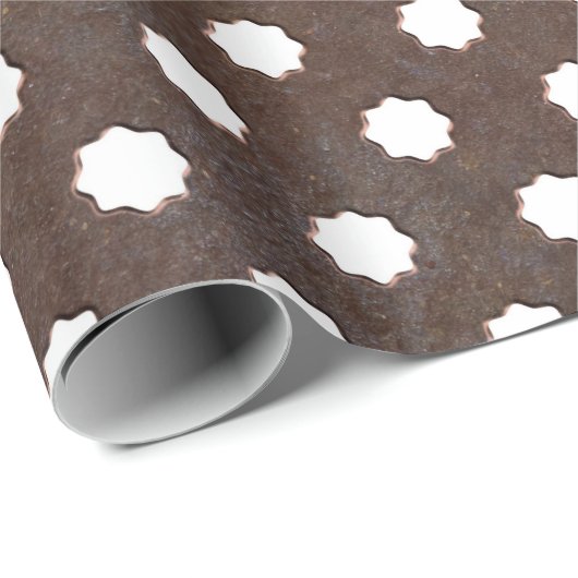 Naadloos Rusted metal-bord, perfect geschikt voor Cadeaupapier (Rol Hoek)