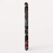 Naadloos schattig klein bloesbloem zwart v Case-Mate iPhone case (Achterkant/links)