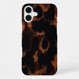 Naadloos schildpadpatroon, chic schildpad iPhone 16 plus hoesje