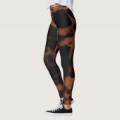 Naadloos schildpadpatroon, chic schildpad leggings (Links)