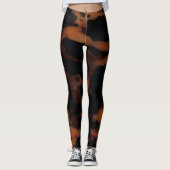 Naadloos schildpadpatroon, chic schildpad leggings (Voorkant)