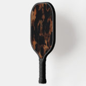 Naadloos schildpadpatroon, chic schildpad pickleball paddle (Links)