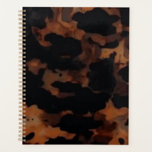 Naadloos schildpadpatroon, chic schildpad planner
