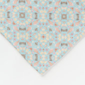 Naadloos Seashell Patroon Fleece Deken (Hoek)