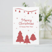 Naadloos seizoen wenskaart. kaart (Staand voorkant)