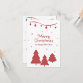 Naadloos seizoen wenskaart. kaart (Voorkant / Achterkant in situ)