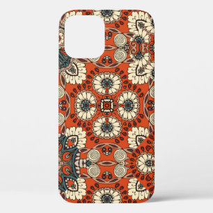 Naadloos sierpatroon met florale en paisle Case-Mate iPhone case