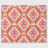 naadloos sierpatroon met traditioneel centrum cadeaupapier (Vlak)