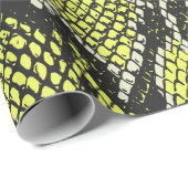 Naadloos  slangendierhuidpatroon. Snakes Cadeaupapier (Rol Hoek)