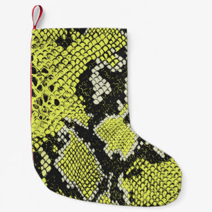 Naadloos slangendierhuidpatroon. Snakes Kleine Kerstsok