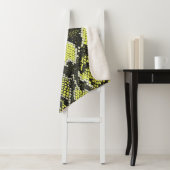 Naadloos  slangendierhuidpatroon. Snakes Sherpa Deken (In situ)