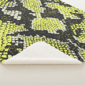 Naadloos  slangendierhuidpatroon. Snakes Sherpa Deken (3/4)