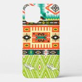 Naadloos stammenpatroon met geometrische elementen Case-Mate iPhone case (Achterkant)
