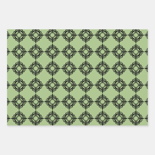 Naadloos Symmetrie-inpakpapier Inpakpapier Vel (Voorkant 2)