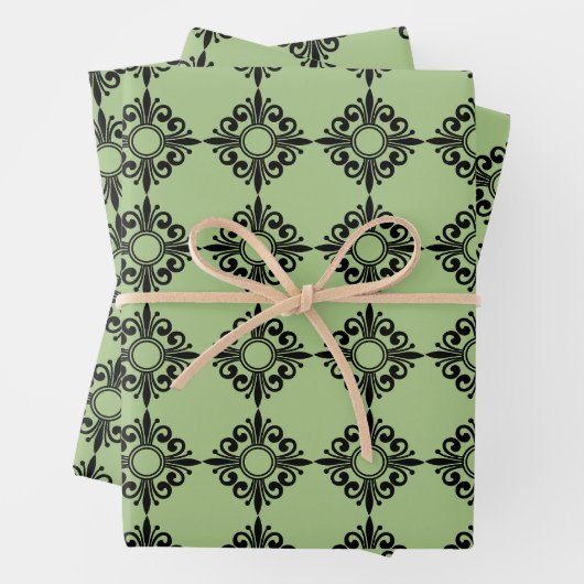 Naadloos Symmetrie-inpakpapier Inpakpapier Vel (In situ)