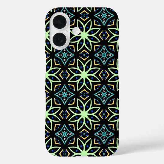 naadloos symmetrisch bloemmotief Case-Mate iPhone case (Achterkant)