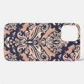 Naadloos symmetrisch patroon in de stijl Damask. Case-Mate iPhone Case (Achterkant (horizontaal))