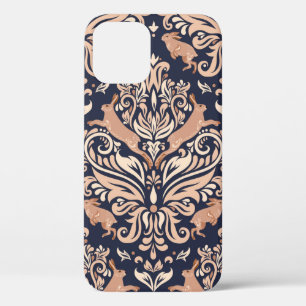 Naadloos symmetrisch patroon in de stijl Damask. Case-Mate iPhone Case