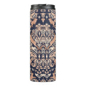 Naadloos symmetrisch patroon in de stijl Damask. Thermosbeker (Achterkant)