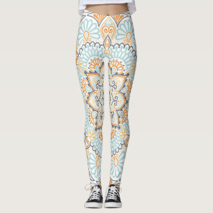 Naadloos tegel patroon: decoratief, veelzijdig ont leggings