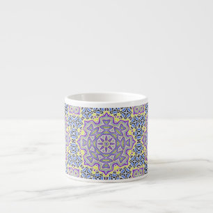 Naadloos tegel sierlijk abstract patroon tegel moz espresso kop