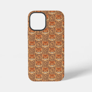Naadloos tijgerstreeppatroon iPhone 12 mini hoesje