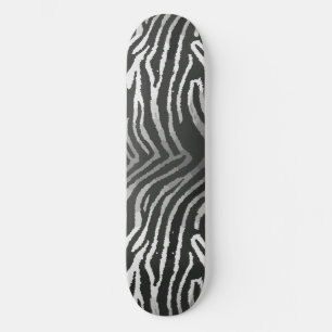 Naadloos tijgerstreeppatroon persoonlijk skateboard